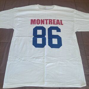 CFL FOOTBALL MONTREAL ALOUETTES BEN CAHOON RETIREMENT T-SHIRT